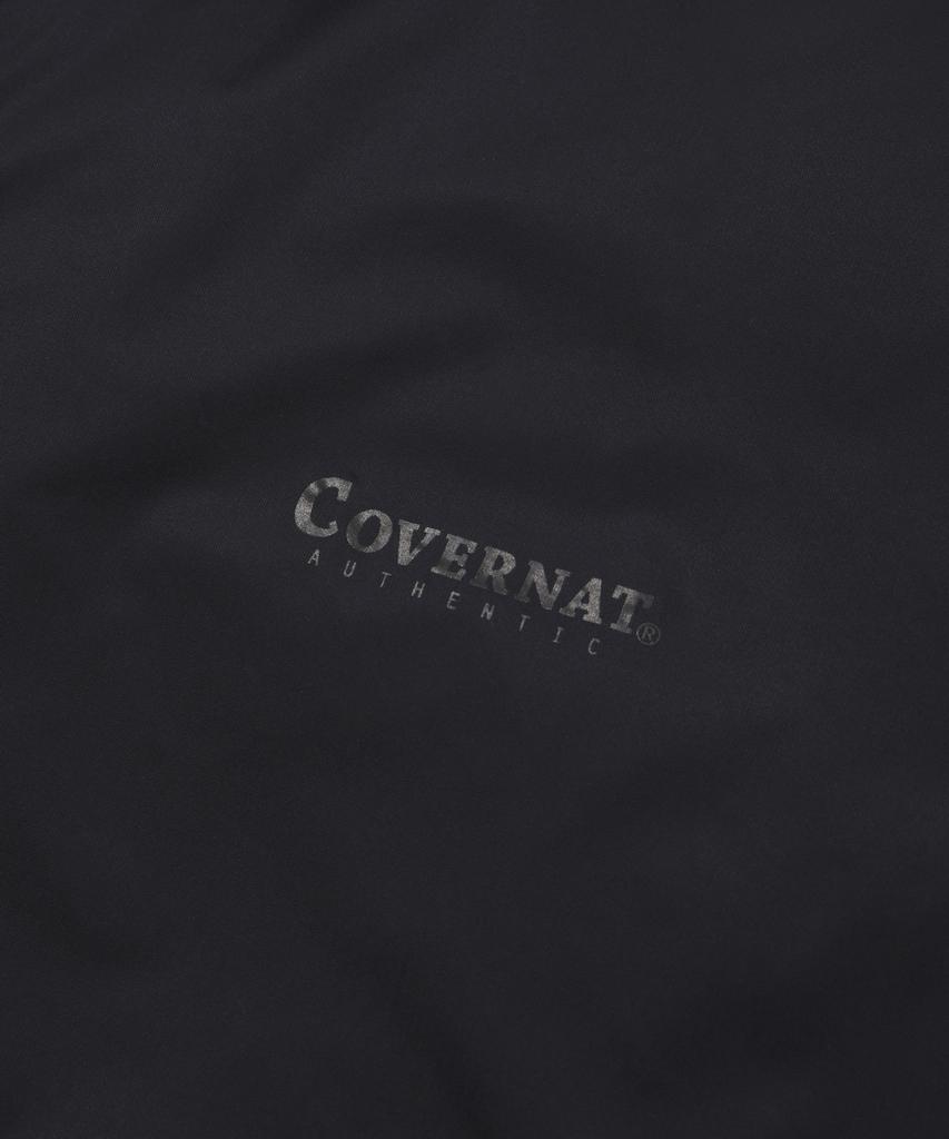 COVERNAT Двухцветная парка-худи темно-синяя