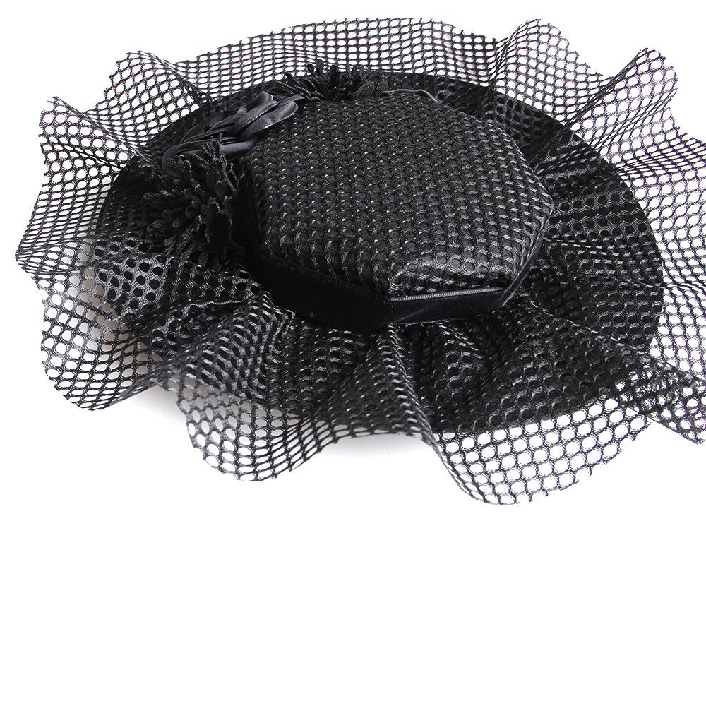 Ladies Cocktail Party Tea Party Headwear Wedding Festive Dance Party Halloween Funeral Hat FJ -