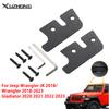 Sunvisor Clips Repair Aluminum Kit For Jeep Wrangler JK 2018 For Wrangler 2018-2025 For Gladiator 2020-2025 Car Accessories