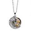 New Accessories Twelve Zodiac Rotating Moon Female Versatile Accessories Necklace Pendant Necklace