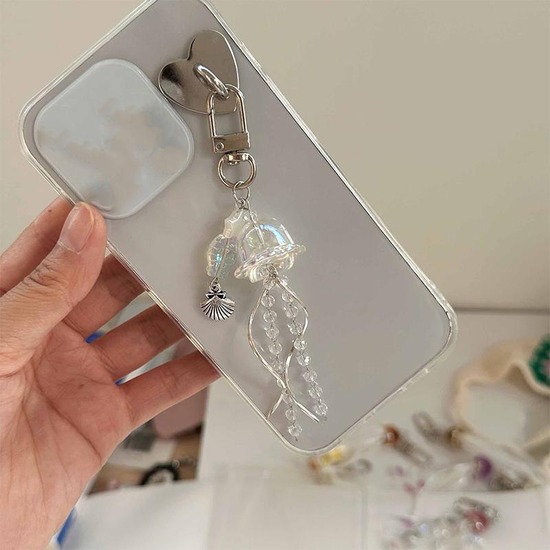 Y2K Медуза Мобильный Телефон Шнурок Эстетическая Кисточка Телефон Брелок Стильный Девчачий Брелок Подвеска