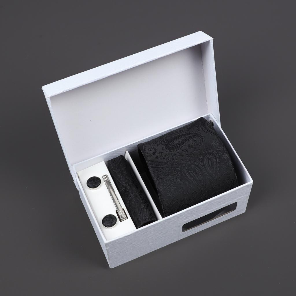 2025 Men'S Tie Premium Gift Box Jacquard Embroidered Tie Tie Logo Making