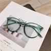Computer Glasses Frame Women Men Anti Blue Light Round Eyewear Blocking Glasses Small Round Frame Ins Myopia Glasses Frame
