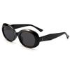 Retro White Oval Frame Sunglasses Women'S Premium Wind Sunglasses