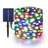 [New Large Beads] Cshare Solar LED String Lights, Solar Rechargeable, 200 LEDs, 20m Length, IP65 Waterproof, 8 Lighting Modes, Automatic Nighttime