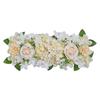 1Pc Wedding Arch Artificial Rose 50cm Hydrangea Flower Row Rose Centerpiece Silk Arch Door Wedding Flower Arrangement Party Room Reception Decor