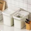Transparent Pet Food Container 7.5/10/12.5kg Rice Dispenser Rice Storage Container Grain