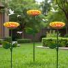 Iron Bird Bathtub Convenient Bird Feeding Dish Bird Food Dispenser Flower Shaped Bird Bath  Parrot