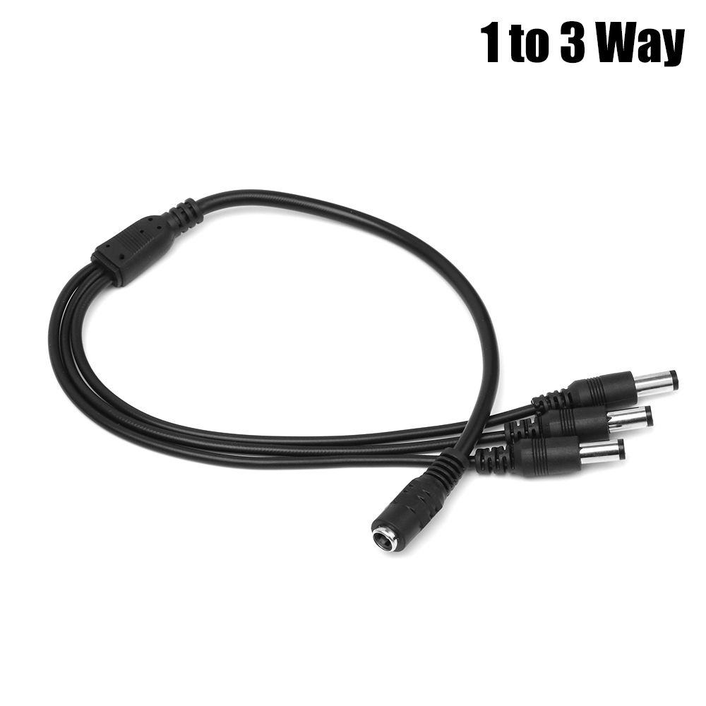 12V 5.5mm*2.1mm Connector Female to Male 1 to 2/3/4/6/8 Way DC Power Cord Splitter Cable