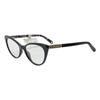 Б/у Очки Love Moschino MOL573 807 140 54-18 Очки Кошачий глаз Пластик Логотип Черный Love Moschino