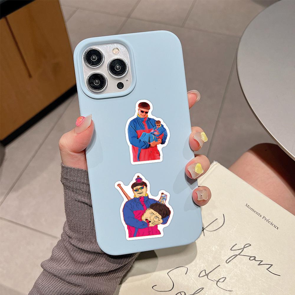60 grenzüberschreitendes Oliver Tree Cartoon Graffiti Aufkleber Set für DIY Dekoration und Koffer Aufkleber
