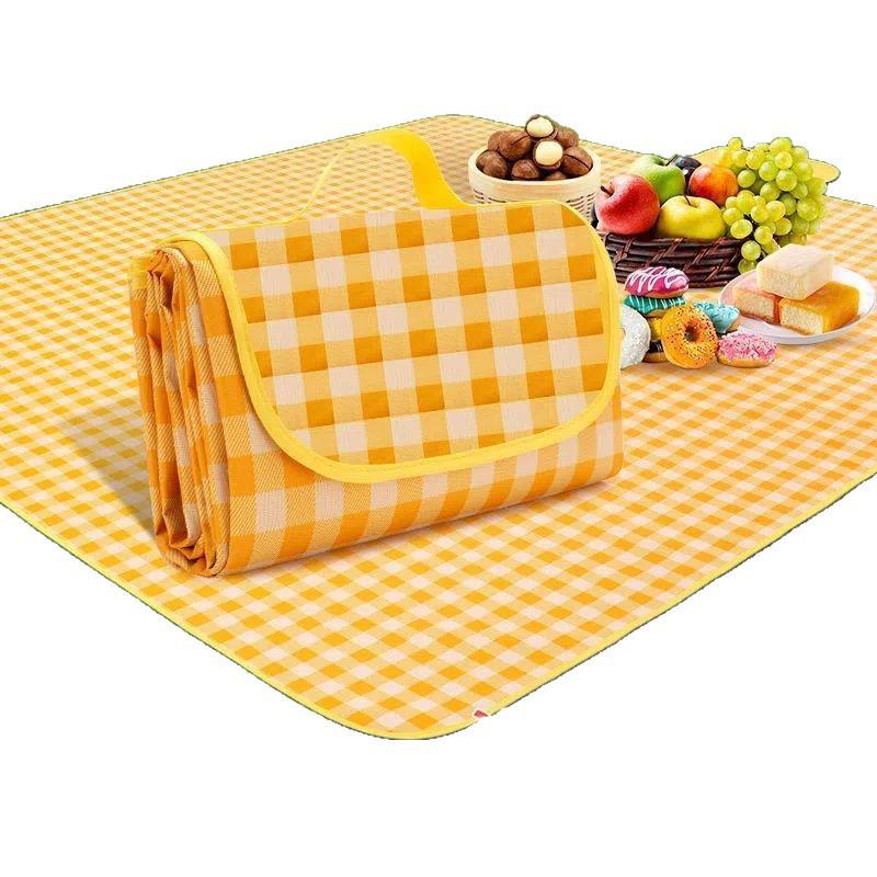 Waterproof Portable Picnic Mat - Moisture & Stain Resistant Ground Mat for Outdoor Camping & Spring Outings