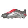 adidas Predator League Складывающийся язычок FG Железный металлик Нулевой металлик Ярко-красный Унисекс Кроссовки Серый JS0426