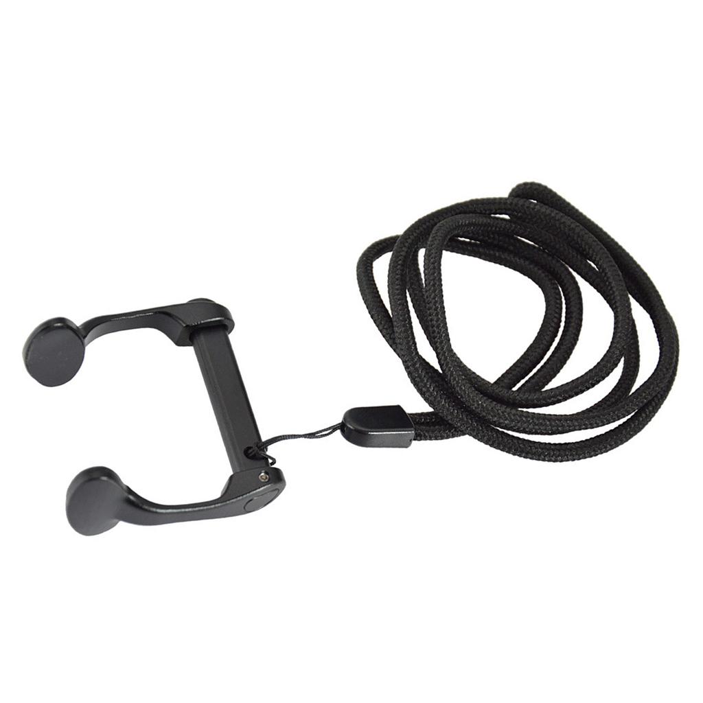 Зажим для носа для плавания со шнурком для взрослых, защита носа из алюминиевого сплава, нескользящий зажим для носа для дайвинга и плавания, серфинга