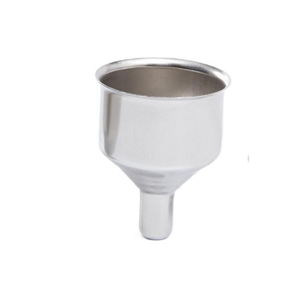 Small Mouth Stainless Steel Funnel S/M/L Mini Kitchen Liquid Dump Tool Bar Wine Funnel  Canning