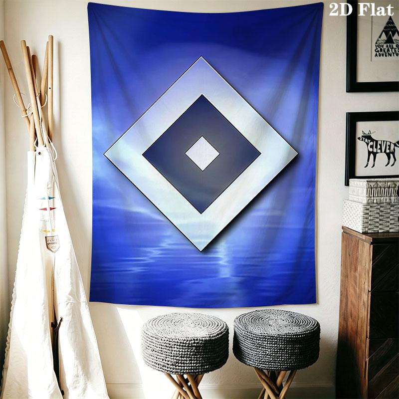 Hamburger SV Wall Hanging Printed Fabric Blanket Decorative Tapestries for Bedroom Living Room Home Decor