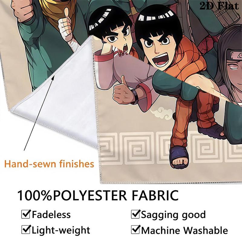 Наруто Настенный Гобелен Эстетичный Настенный Подвес Печатная Тканевая Покрывало Декоративные Гобелены Для Спальни Гостиной Домашний Декор