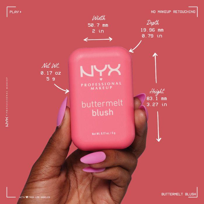 NYX Professional Makeup Румяна Buttermelt Blush MY BUTTA HALF