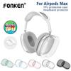 FONKEN 2pcs/set Soft Anti-Scratch Transparent Cover For AirPods Max TPU Wireless Shockproof Headphones Case Protective Sleeve Protector