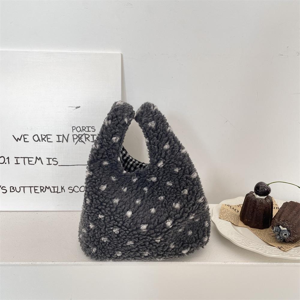 Женский клатч с леопардовым принтом, мягкий плюшевый, осенне-зимний, модная сумочка, тоут, для хранения