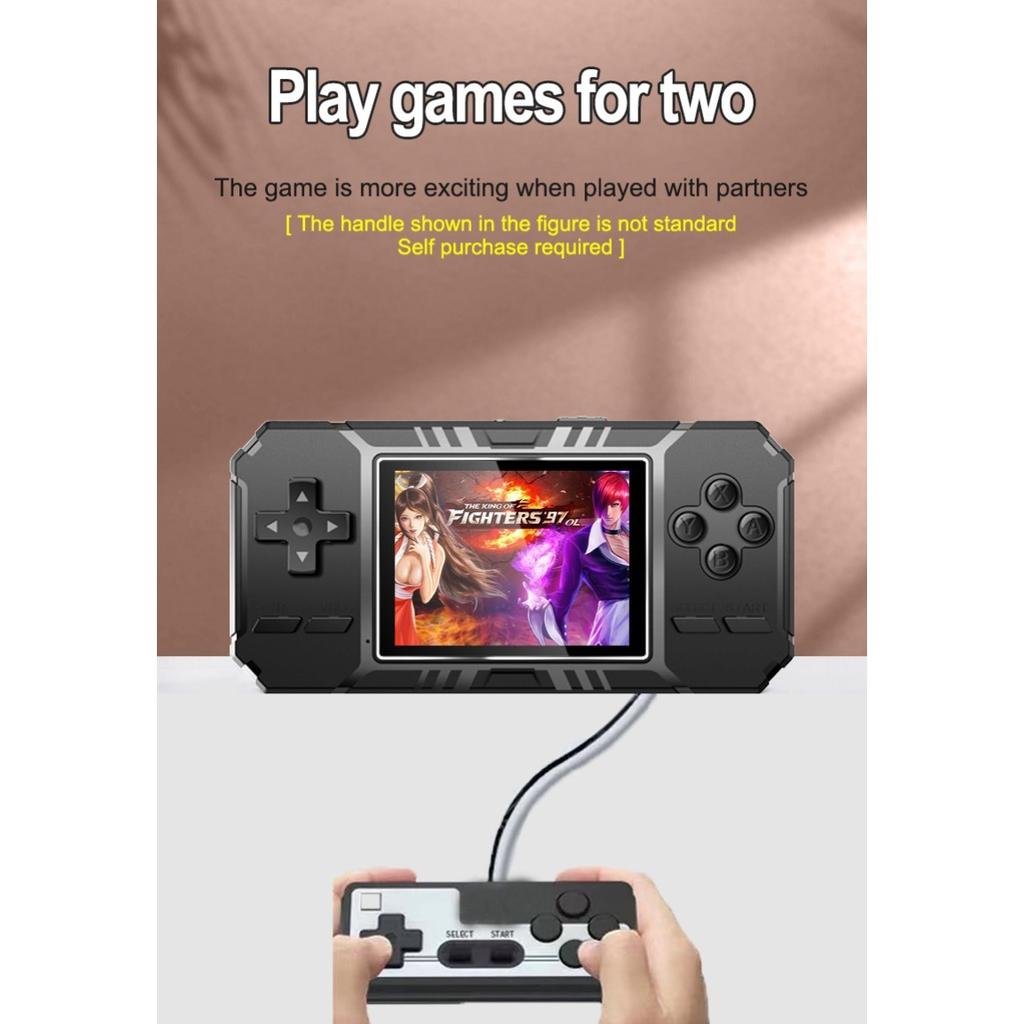 Портативные игровые плееры, ретро мини-консоль, 8-битный 3,0-дюймовый цветной ЖК-экран, встроенный 520 игр, портативный