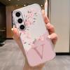 Для Samsung Galaxy A15 5G Прозрачный Чехол с Цветами и Буквами Модный Чехол для Телефона Мягкий Силикон Fundas Для Samsung A 15 Чехол GalaxyA15 Capa