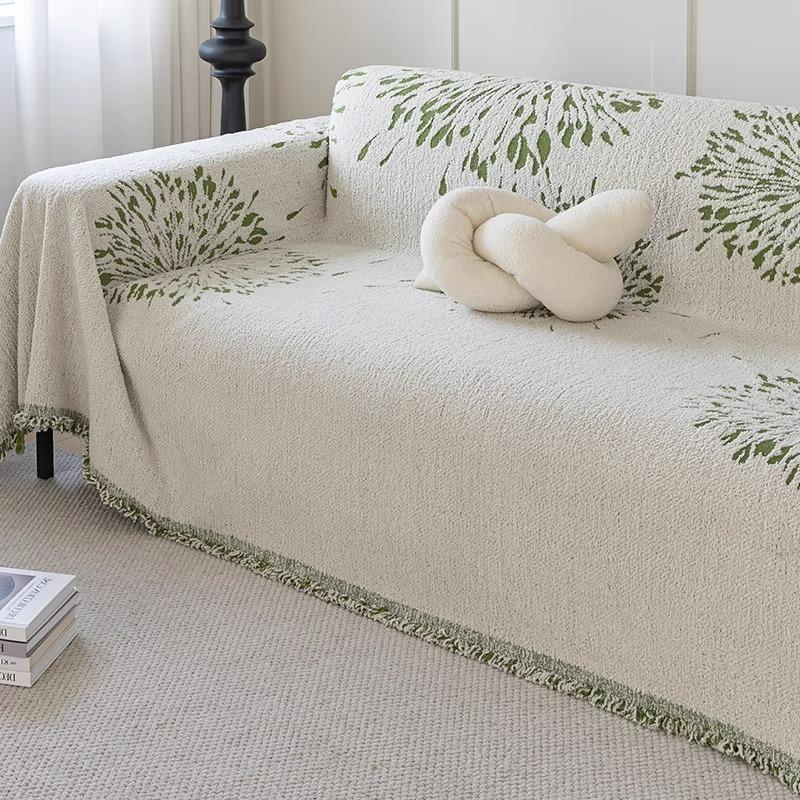 Nordic Style High-Grade Sofa Towel Chenille Sofa Cover Cloth Four Seasons Universal Anti-Scratching Sofa Cover Sofa Cover