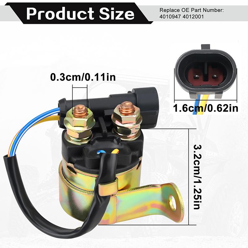 Motorcycle Parts Starter Relay for Polaris Hawkeye 325 ACE Trail 330 Sportsman 400 450 500 550 570 700 800 Ranger 900 RZR 1000