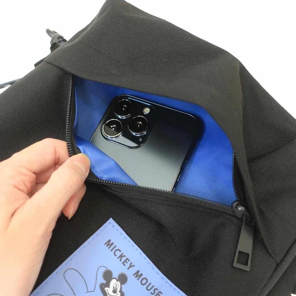 Marimo Craft Disney Серия CATCH ME Наплечная сумка Микки Ш200 х В200 х Сумка, Синий, Мышь, Прибл. D100мм, MIC-014