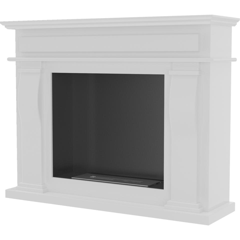 Biofireplace OCTOBER White TÜV - Set