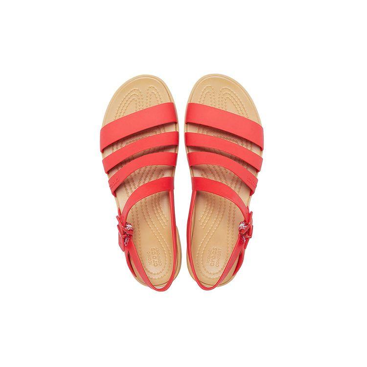 Crocs Летние сандалии в отпускном стиле Женские сандалии Огненно-красный 206107-8C1