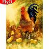 5D Алмазная картина с изображением курицы, стразы, животные, Алмазная вышивка, вышивка крестиком, мозаика, распродажа, украшение