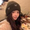 Bow Knitted Wool Hat Autumn and Winter New Big Head Circumference Versatile Fashion Ear Protector Cold Hat Women