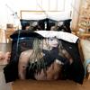 Argentine Urban Pop Star Emilia Mernes Full Printed 3PCS Bedding Duvet Cover + 2 Pillowcases Teen Dorm Home Decoration