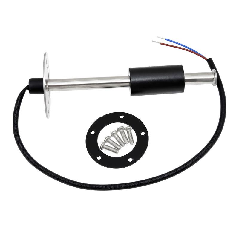 ZMFJH Red LED 52MM Water Level Gauge+Water Level Sensor 0-190ohm for Universal Car Boat Yacht Motorcycle Water Tank Meter 12V24V