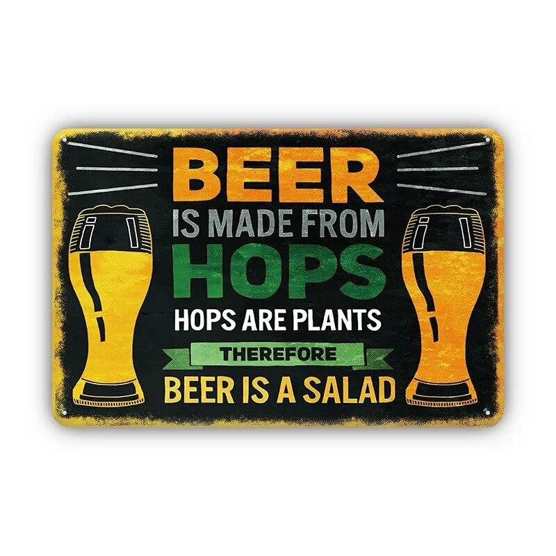 Знаки холодного пива, металлическая табличка, пиво, поднимающее настроение, винтажные постеры для мужчин, пещерный бар, паб, клуб, жестяная тарелка, художественные настенные наклейки, домашний декор