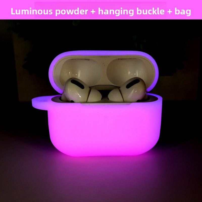Suitable for AirPods Pro Protective Case, Luminous Soft Case Apple Earphone Case Anti-drop Airpods4 Earphone Case