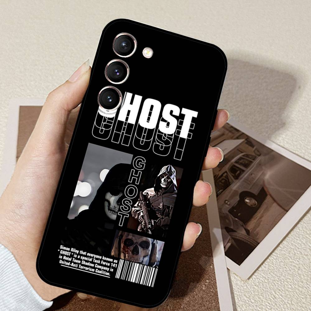 Game C-Call Of D-Duty GhostS Phone Case Black Ultra-thin Shockproof Case For Samsung S24/S25/S22/S30/Note20/Lite/Ultra/5G/Plus/F