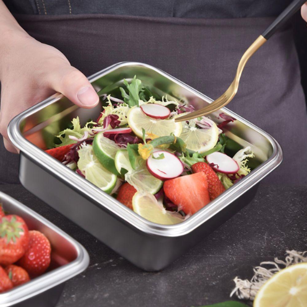 Sealed Lid Camping Lunch Box Leak-proof Kitchen Storage Box Food Storage Container Refrigerator