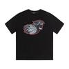 Cross-border new graffiti letter printing European and American street trendy brands loose and versatile casual men's and women's short-sleeved round