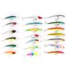 20 шт. Пластиковые рыболовные приманки, красочные искусственные реалистичные рыболовные приманки, снасти