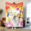 Ashita no Nadja Soft and comfortable flannel Suitable for sofas living rooms outdoor camping travel and also makes a great anniversary gif