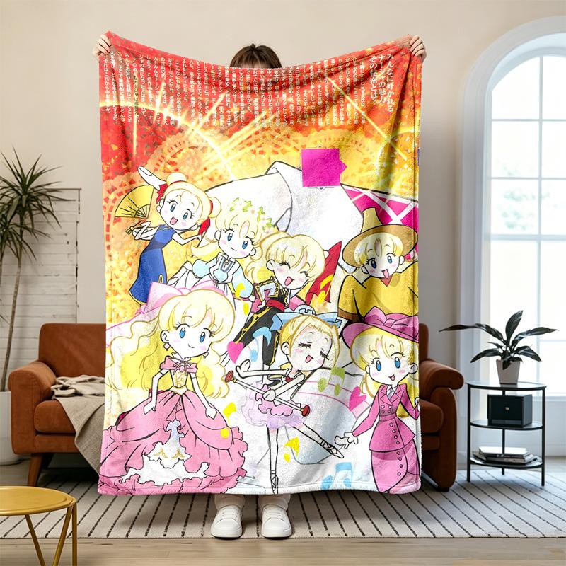 Ashita no Nadja Soft and comfortable flannel Suitable for sofas living rooms outdoor camping travel and also makes a great anniversary gif