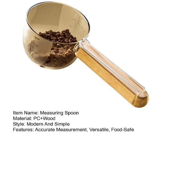 Мерная ложка для корма для домашних животных, мерная ложка для корма для собак и кошек для влажного корма, точное измерение, инструмент для контроля порции корма для домашних животных для рисовой муки, сои