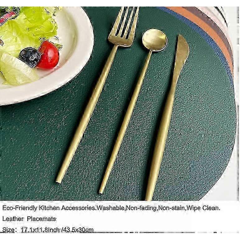 W Silicone Placemats 2-Pack - Non-Slip Kitchen & Restaurant Mats