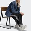 adidas Essentials Брюки Wide из французского терри с 3 полосками Черно-белые Женские брюки для образа жизни HZ5747