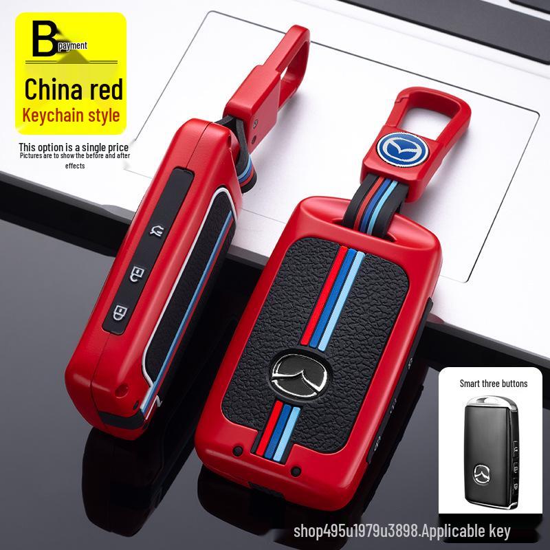 Совместимый чехол для ключа для Mazda CX-5 2022 года, Mazda 3 следующего поколения, Axela и CX-30