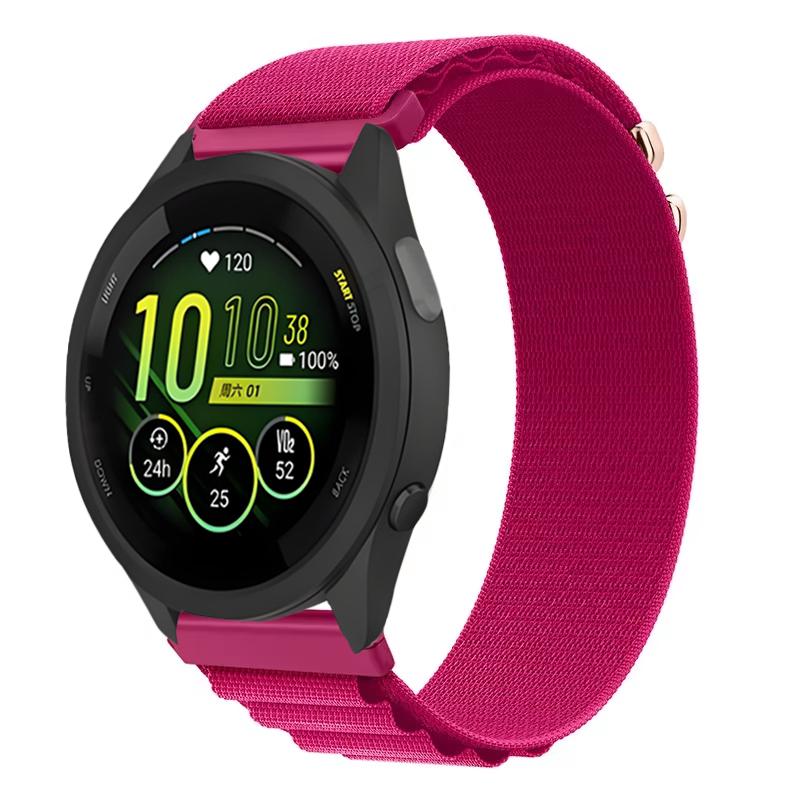 22 мм 20 мм Альпийский ремешок для Garmin Forerunner 265 165 55 965 Нейлоновый браслет Наручный ремешок Garmin Vivomove Trend/Venu 3/Active 5