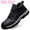 Fashion New Brand Men Casual Shoes Stylish Men Winter Plush Snow Boots Classic Male Hiking Shoes All-match Male Comfortable Basic Boots