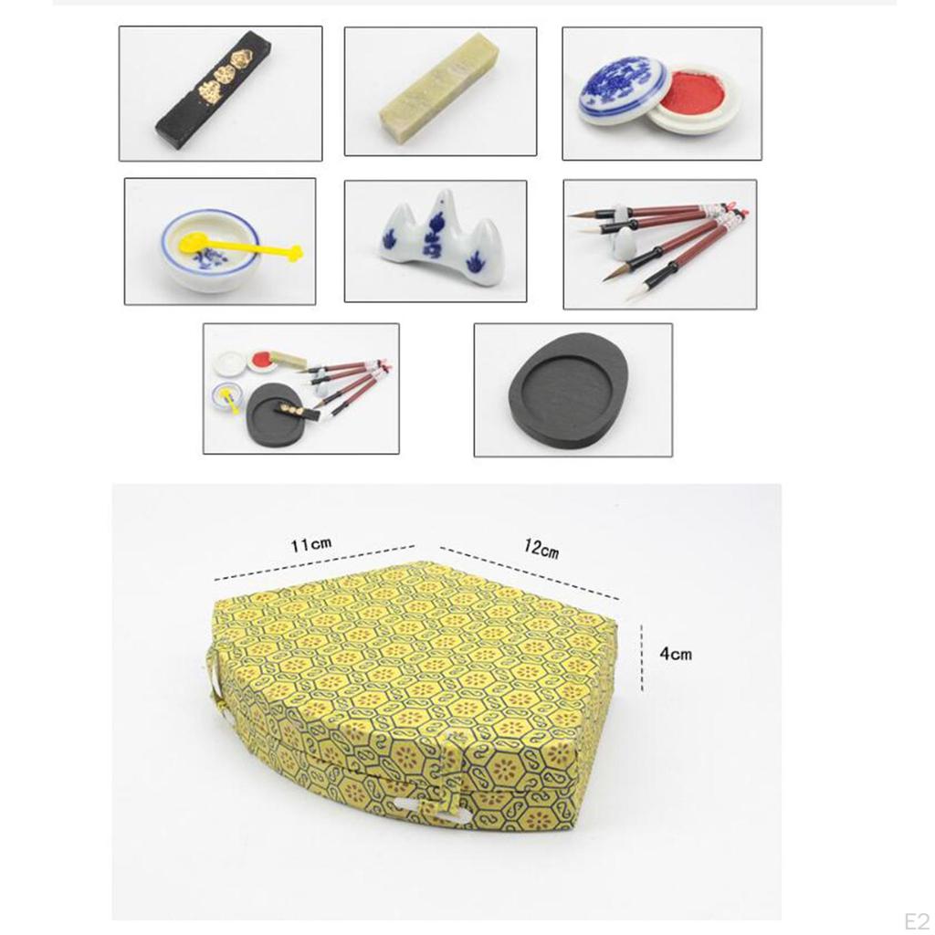 Calligraphy Set Writing Brushes Kits Durable Birthday Gift Tools The Four Treasures of